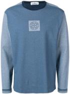 Stone Island Logo Jersey Top - Blue