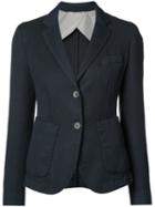 Fabiana Filippi - Lightweight Blazer - Women - Cotton/linen/flax - 40, Blue, Cotton/linen/flax