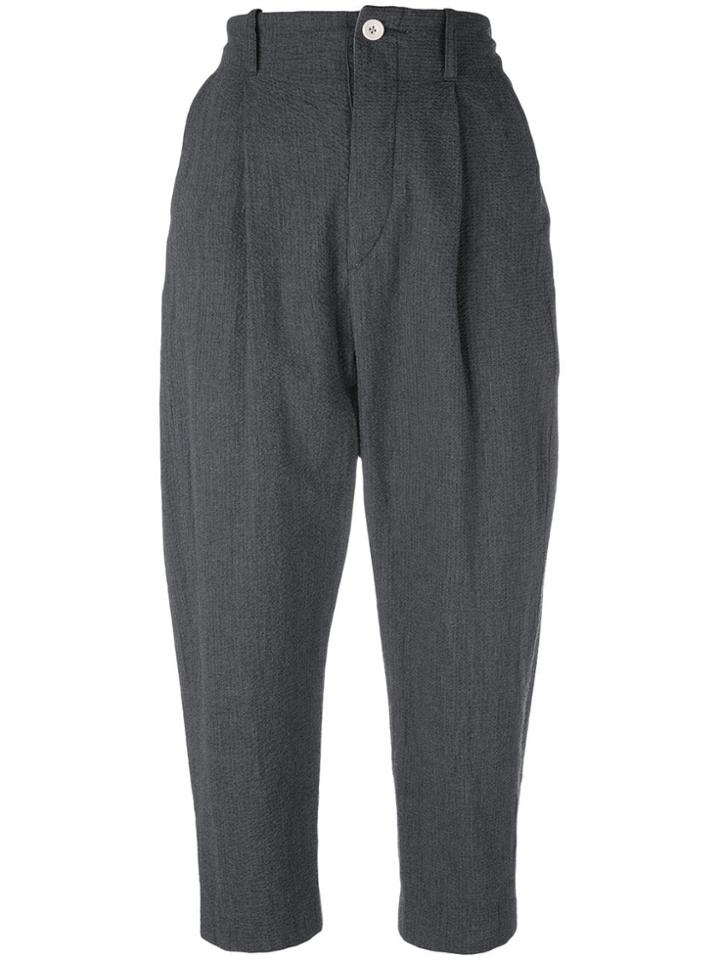 Klasica Pleated Trousers - Grey