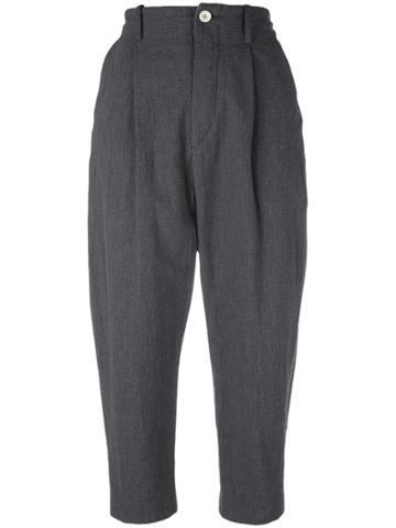 Klasica Pleated Trousers - Grey