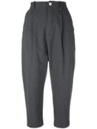 Klasica Pleated Trousers - Grey