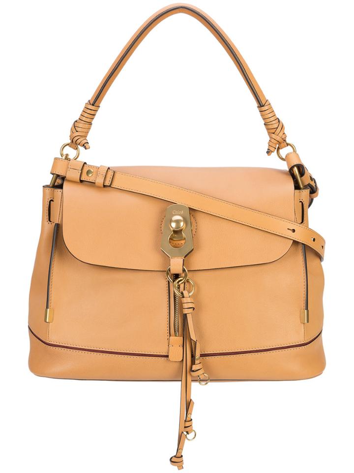 Chloé Owen Flap Tote Bag - Brown