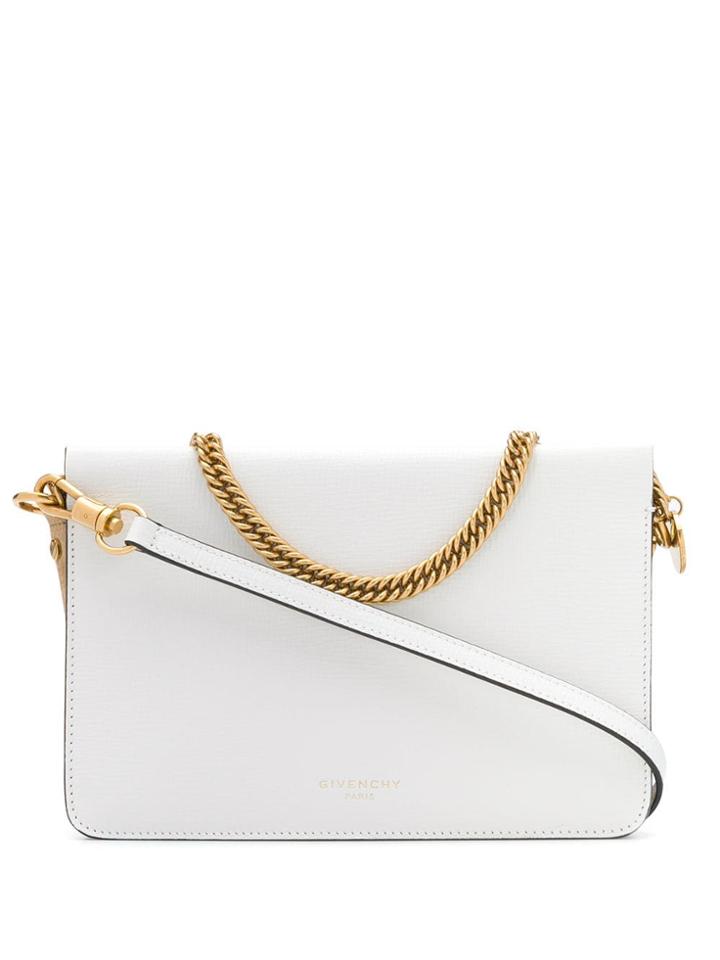 Givenchy Textured Crossbody Bag - White