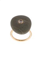 Cvc Stones Crystal Embellished Ring - Green