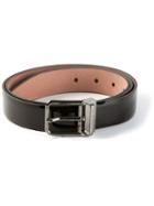 Dolce & Gabbana Buckle Fastening Belt, Men's, Size: 95, Black, Calf Leather