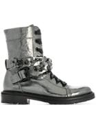 Kennel & Schmenger Ankle Lace-up Boots - Metallic