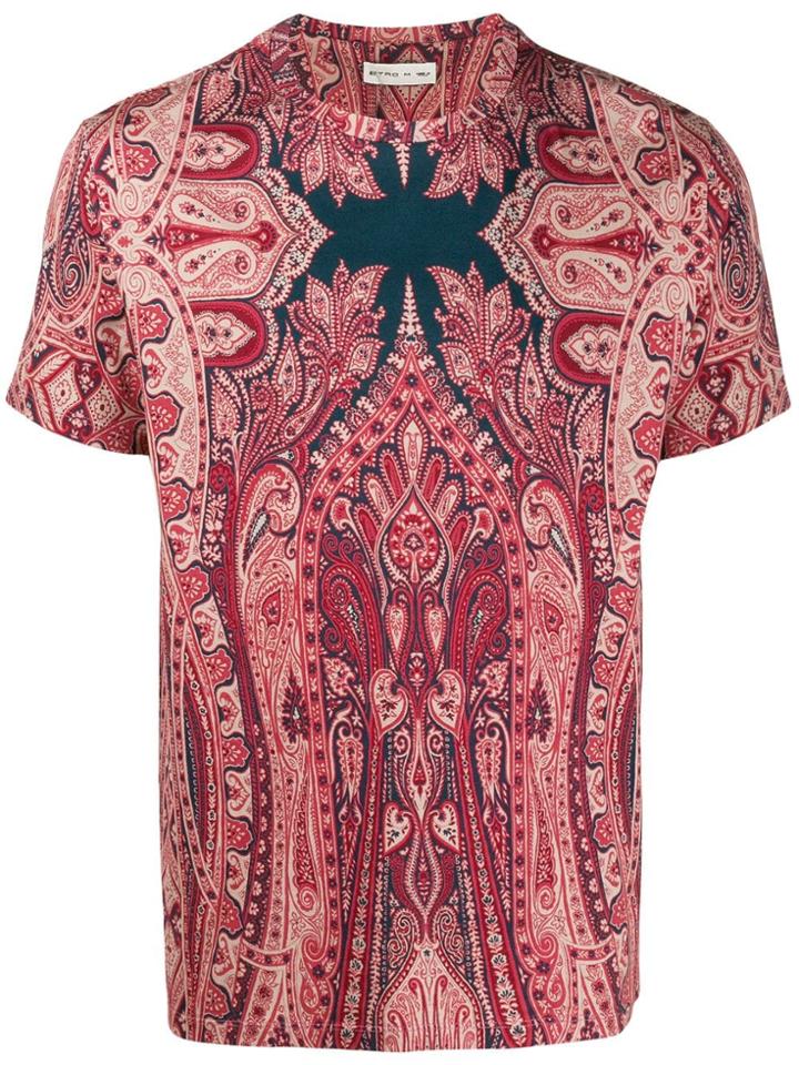 Etro Paisley-print T-shirt - Red