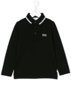 Boss Kids - Classic Polo Shirt - Kids - Cotton - 5 Yrs, Black