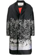 Bally Jacquard Coat - Black