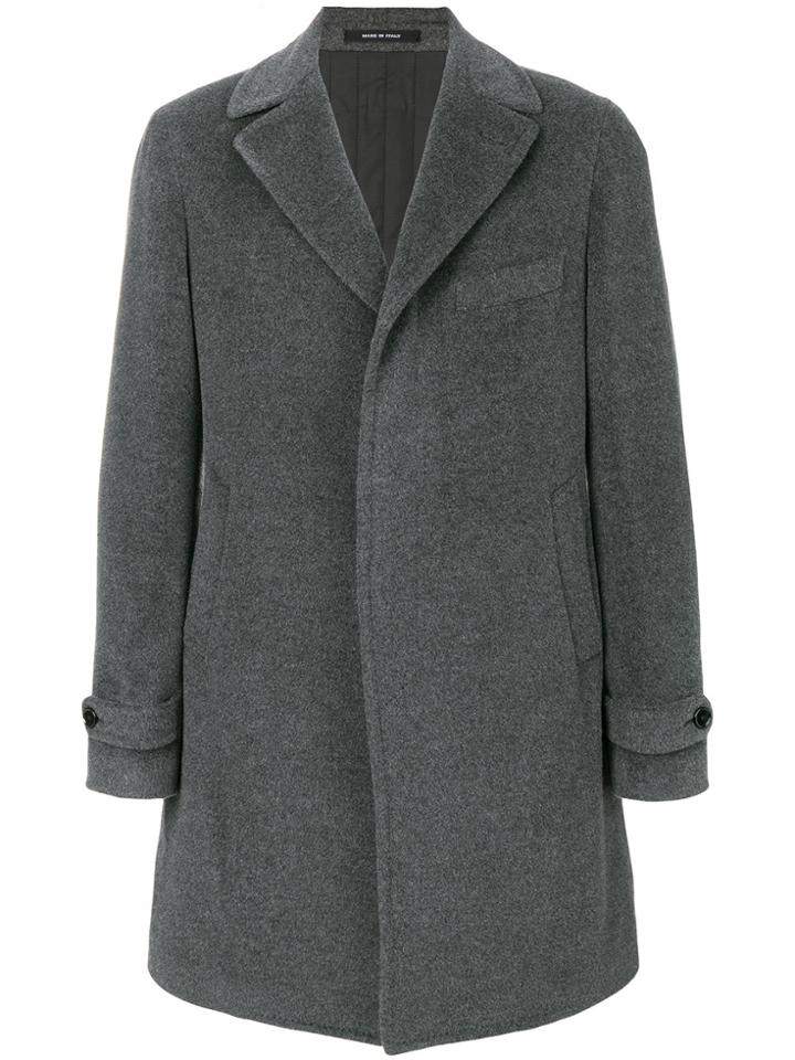 Tagliatore Single Breasted Coat - Grey