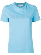 Emilio Pucci Logo Embellished T-shirt - Blue