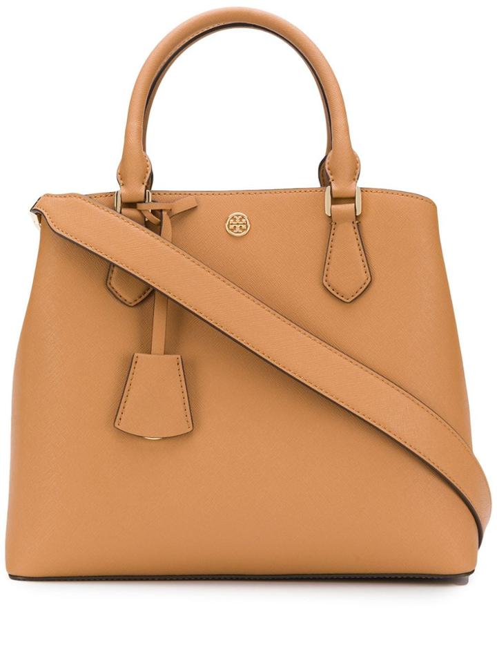 Tory Burch Robinson Triple-compartment Tote - Brown