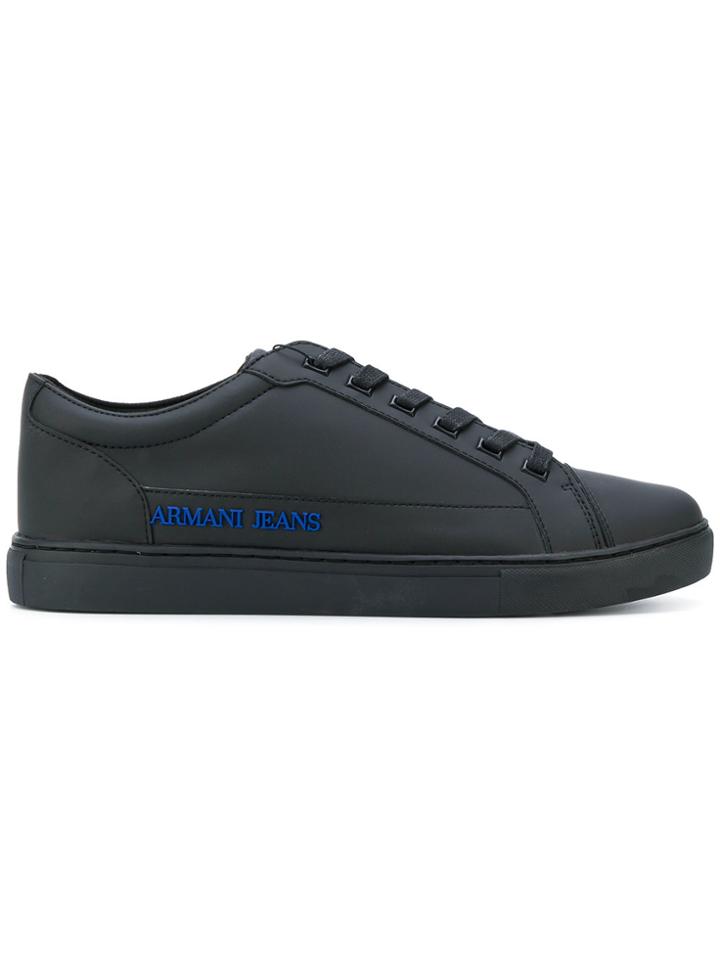 Armani Jeans Herren Low-top Sneakers - Black