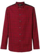 No21 Duo-tone Checked Shirt - Black