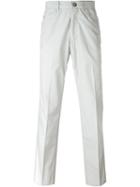 Emporio Armani Slim-fit Trousers, Men's, Size: 31, Grey, Cotton