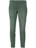 Amo Cropped Skinny Jeans, Women's, Size: 27, Green, Cotton