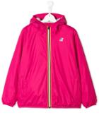 K Way Kids Zipped Jacket - Pink & Purple