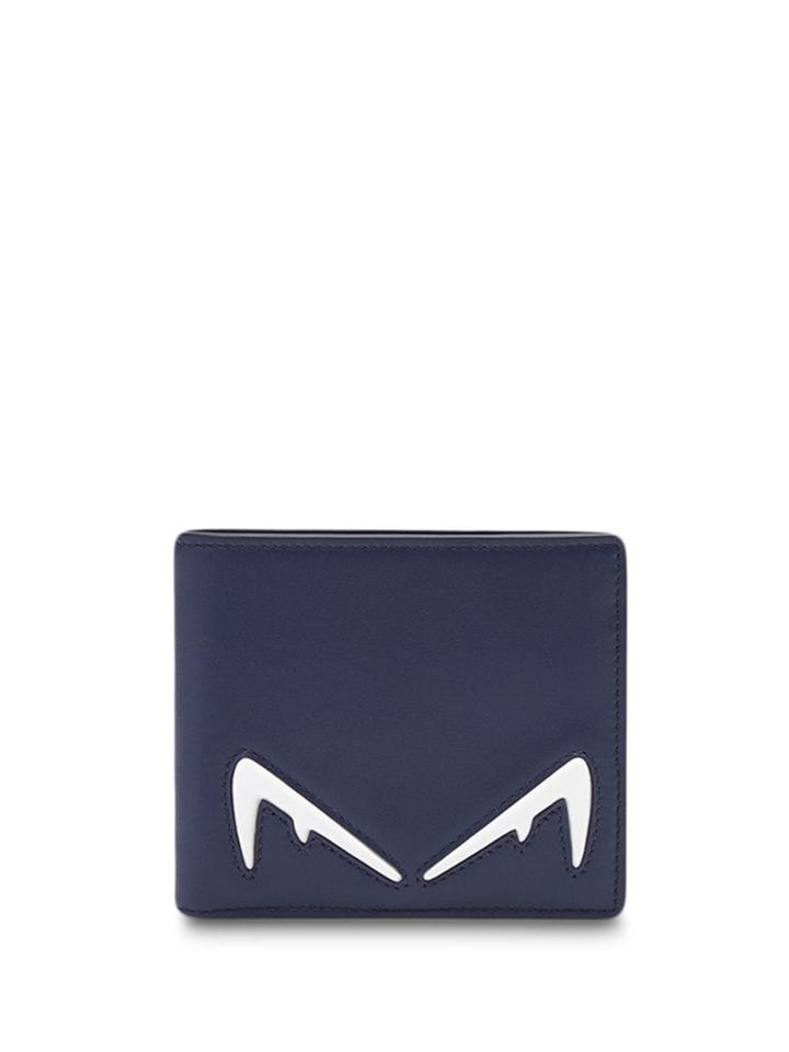 Fendi Diabolic Eyes Cardholder - Blue