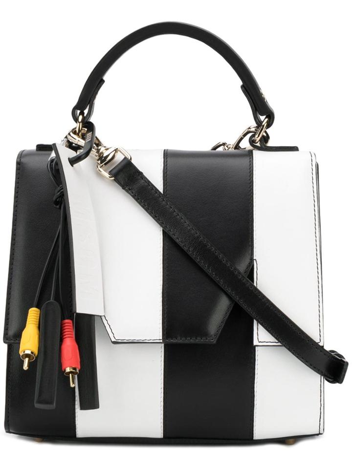 Msgm M Crossbody Bag - Black