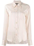 Isabel Marant Striped Button Shirt - Neutrals