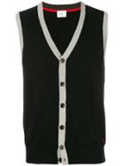 Valentino Contrast Panel Zipped Hoodie - Grey