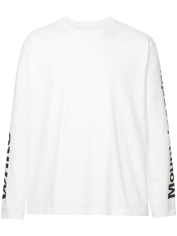 White Mountaineering Logo Print Sweatshirt