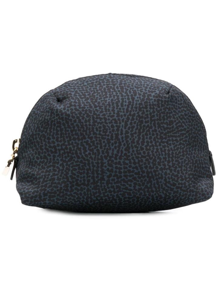 Borbonese Small Zipped Make-up Bag - Black