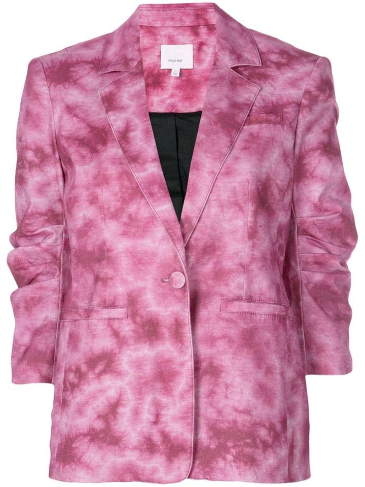 Cinq A Sept Tie-dye Khloe Blazer - Purple