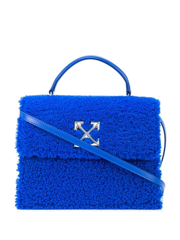 Off-white 2.8 Jitney Furry Bag - Blue