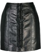 Victoria Hayes Pin-embellished Mini Skirt - Black