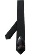 Givenchy Shark Embroidered Scarf - Black