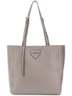 Prada Logo Shopper Tote - Grey