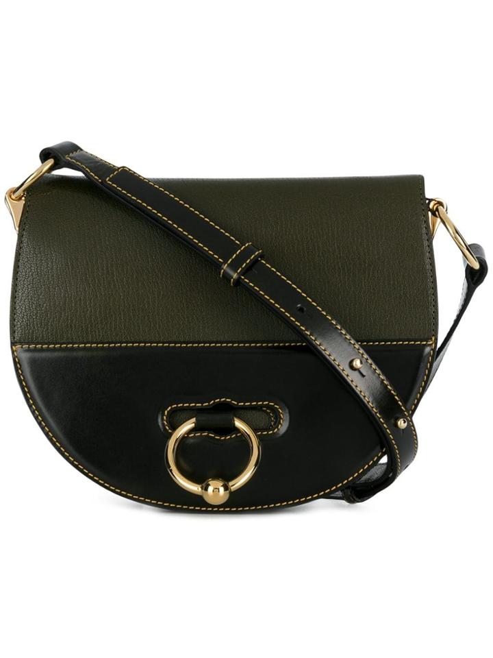 Jw Anderson Round Disc Shoulder Bag - Green
