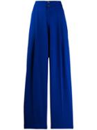 Alysi Wide Leg Trousers - Blue