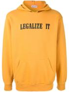 Palm Angels 'legalize It' Hoodie - Yellow