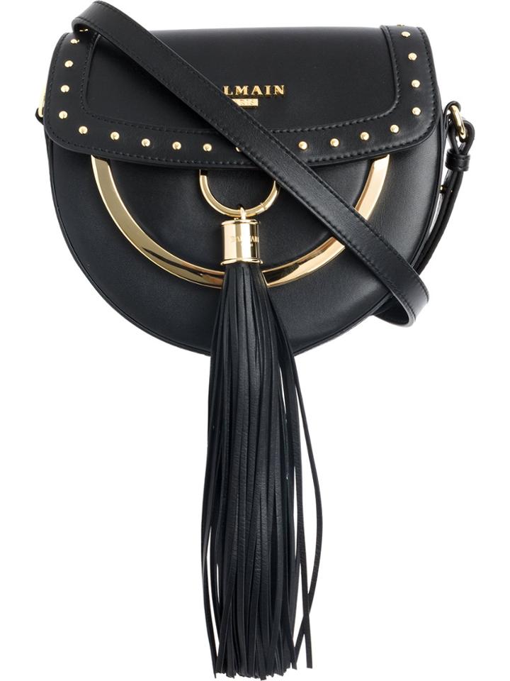 Balmain Domaine 18 Shoulder Bag - Black