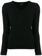 Etro Sequin Detail Sweater - Black