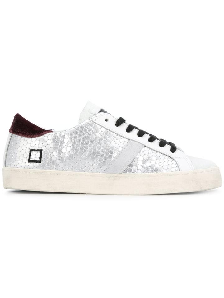 D.a.t.e. Hillow Metallic Sneakers - Grey