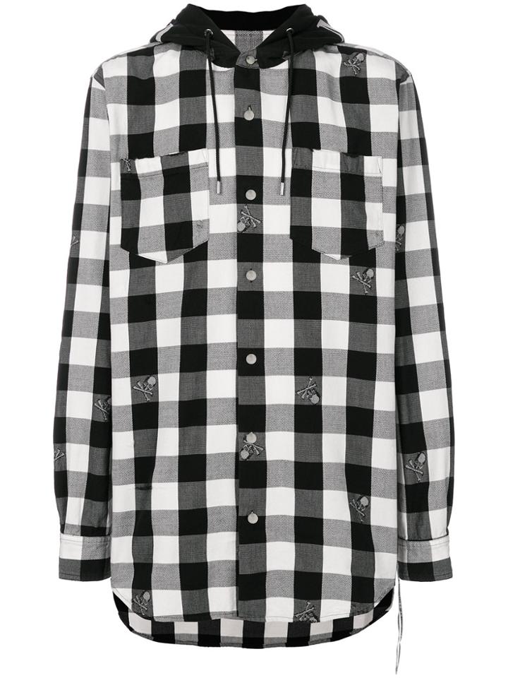 Mastermind World Checked Shirt Jacket - Black