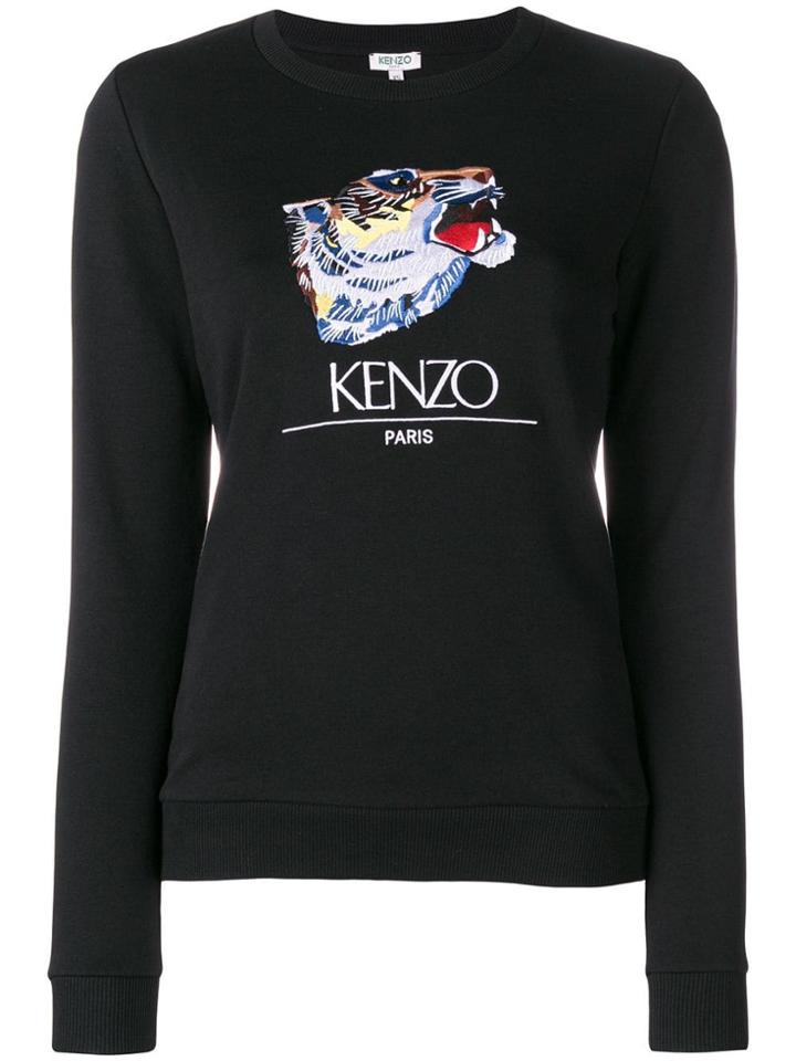 Kenzo Tiger Head Sweatshirt - Black