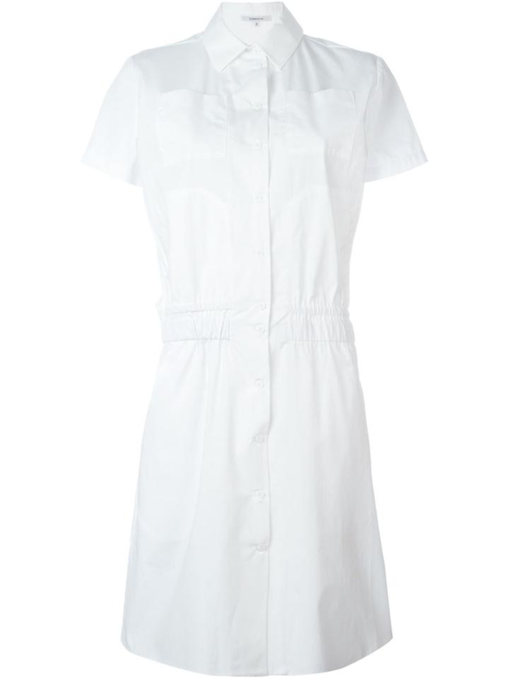 Carven Shirt Dress - White