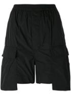 Rick Owens Loose-fit Shorts, Women's, Size: 38, Black, Polyester/coriandrum Sativum Fruit Oil
