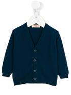 Amelia Milano - V-neck Cardigan - Kids - Cotton - 9-12 Mth, Blue