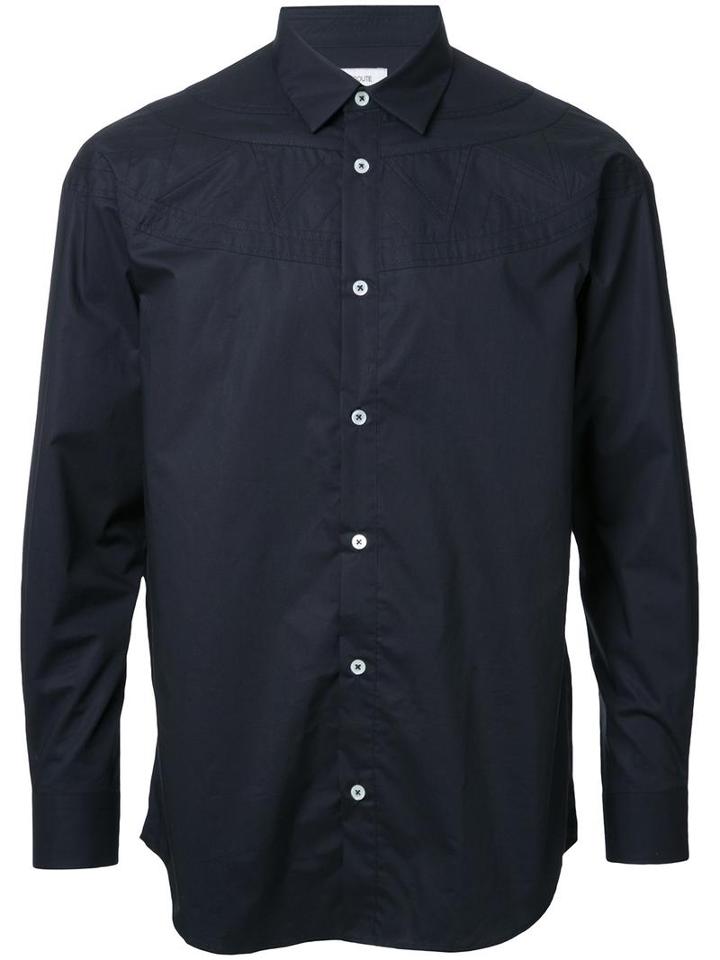 En Route Tab Collar Shirt, Men's, Size: 3, Black, Cotton