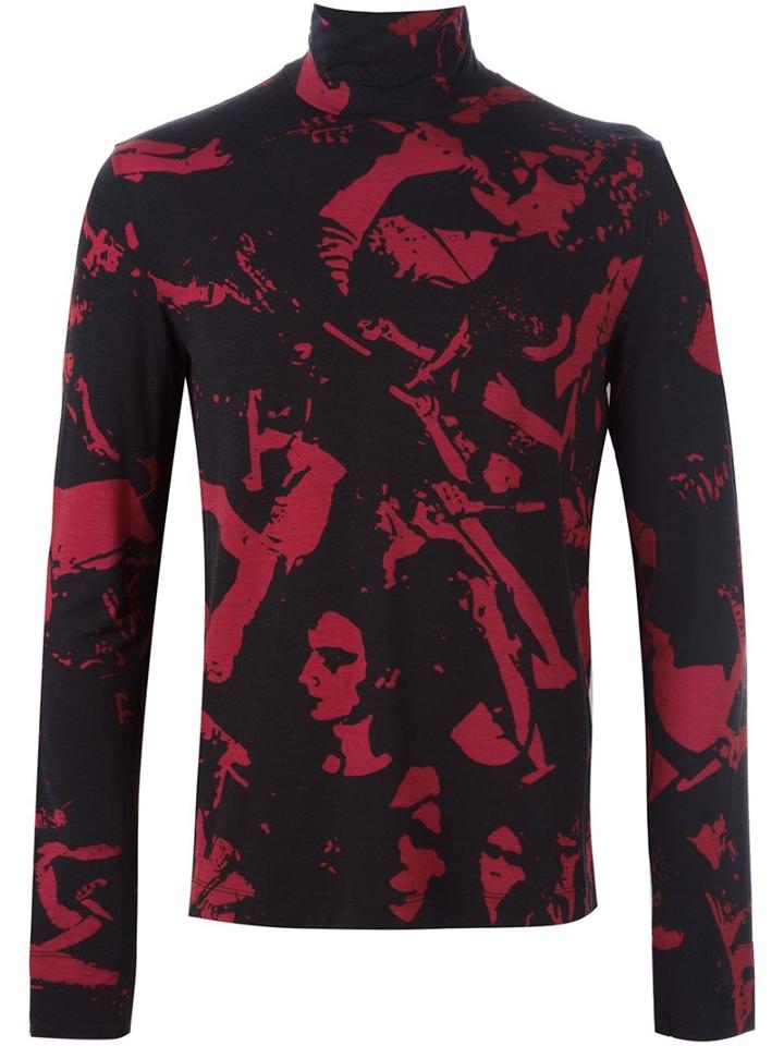 Maison Margiela Archive Print Turtleneck