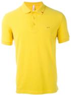 Sun 68 Logo Polo Shirt, Men's, Size: Large, Yellow/orange, Cotton