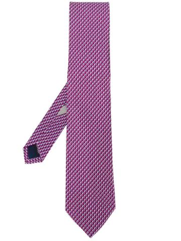 Salvatore Ferragamo Dolphin Print Tie - Pink