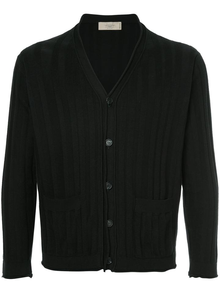 Maison Flaneur V-neck Cardigan - Black