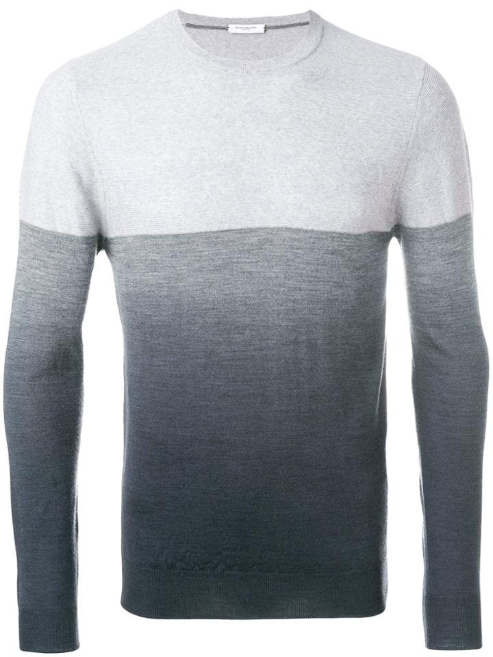 Paolo Pecora Bicolour Jumper - Grey
