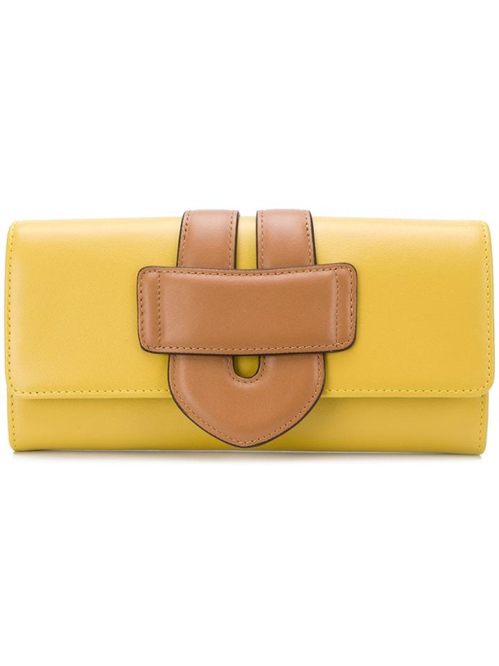 Tila March Zelig Continental Wallet - Yellow & Orange